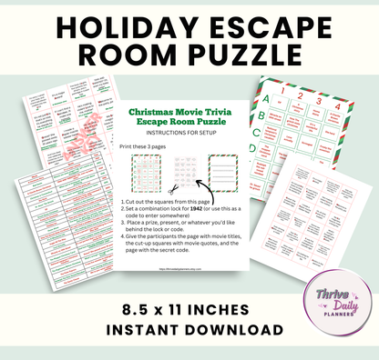 Christmas Party Games Bundle - Printable