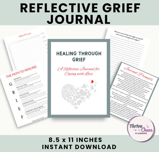 Reflective Journal for Coping with Grief