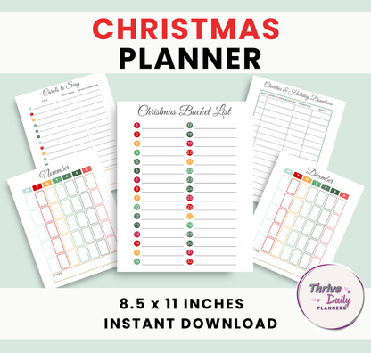 Christmas Planner & Advent Kindness Calendars Bundle