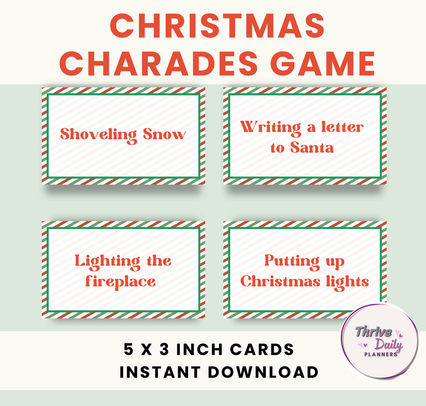 Christmas Party Games Bundle - Printable