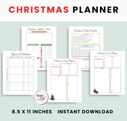 Christmas Planner & Advent Kindness Calendars Bundle